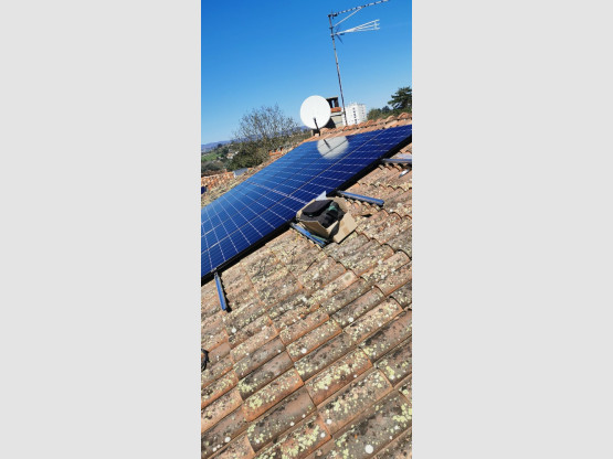 Installation photovoltaique à Limas