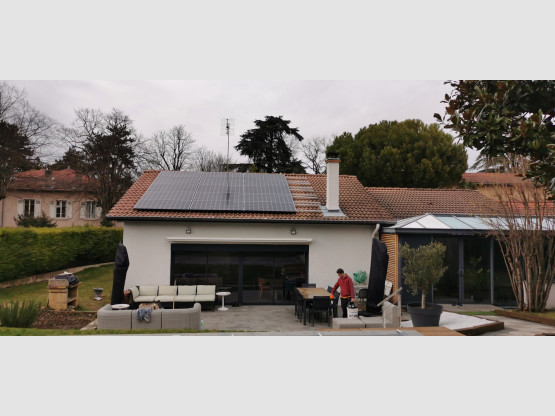 Installation photovoltaique à FONTAINES SUR SAONE