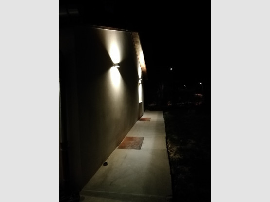 Installation éclairage extérieur Maison Belleville-en-Beaujolais