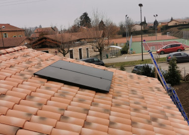 Installation photovoltaique à Lacenas